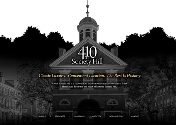 410 Society Hill Website Design