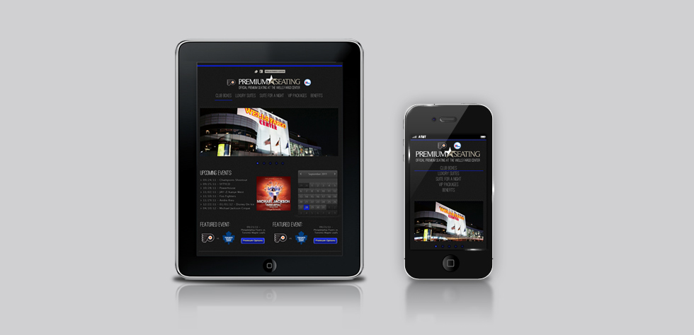 Responsive Site Design for mypremiumtix.com